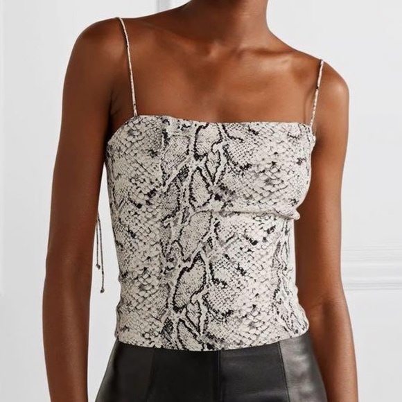 Reformation Tops - Reformation Meyer Top in Rattlesnake